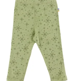 Joha Leggings - Uld - Lys Olive m. Stjerner