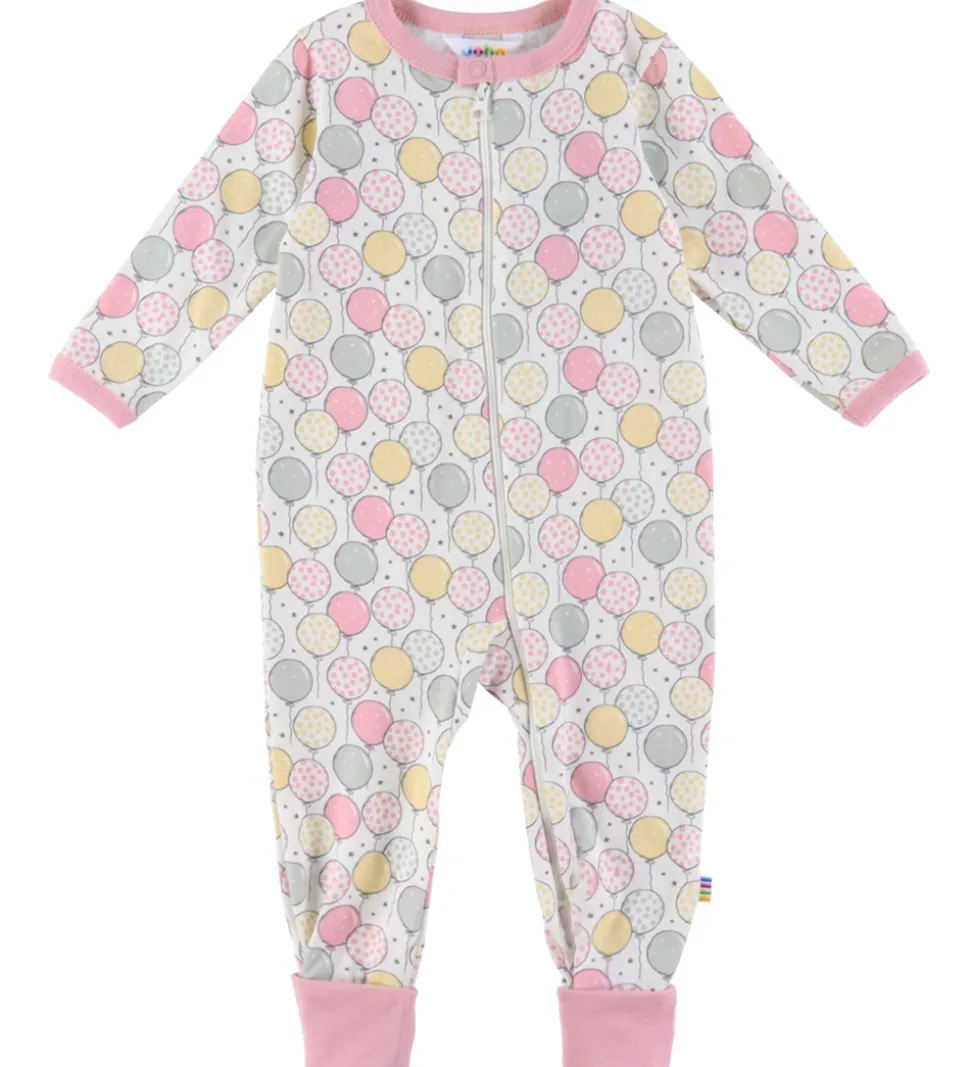 Joha Natdragt - 2in1 - Lyserød m. Balloner