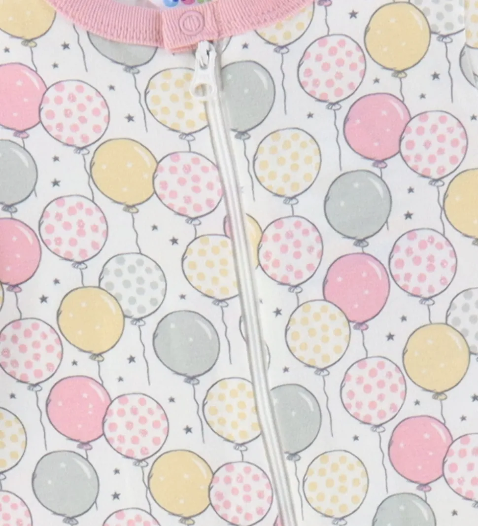 Joha Natdragt - 2in1 - Lyserød m. Balloner