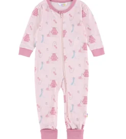 Joha Natdragt - Lyserød m. Print