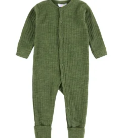 Joha Natdragt - Uld - Rib - Mørk Oliven