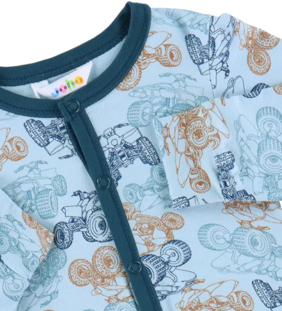 Joha Natdragt - Viskose/Bambus - Blå m. ATV