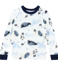 Joha Nattøj - 2 Delt - Bambus - Off White m. Print