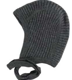 Joha Strik Babyhjelm - BabyUld - Koksgrå