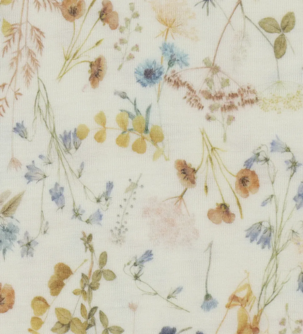 Joha Undertrøje - Uld - Off White m. Blomster