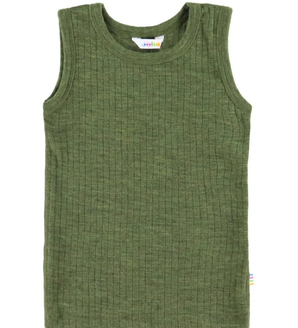 Joha Undertrøje - Uld - Rib - Mørk Oliven