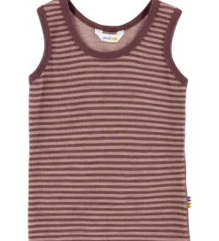 Joha Undertrøje - Uld - Rose m. Striber