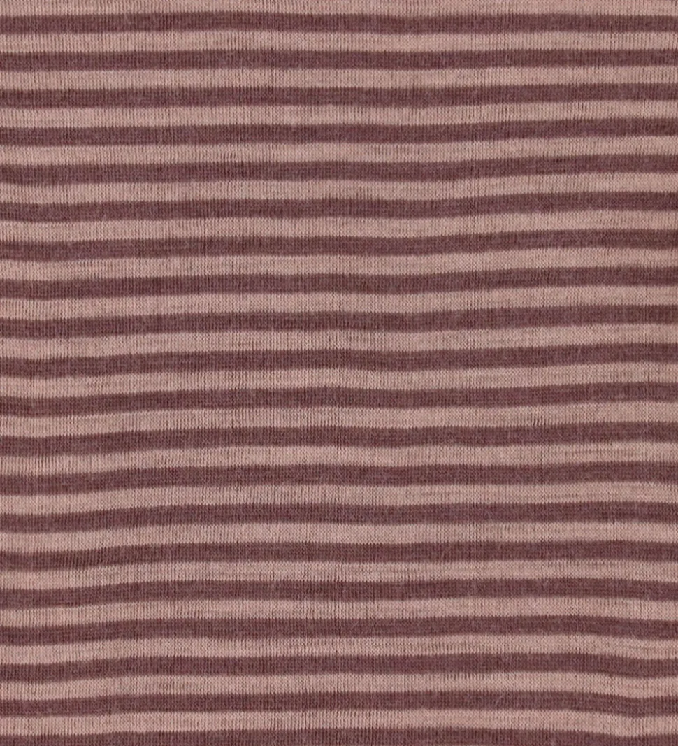 Joha Undertrøje - Uld - Rose m. Striber