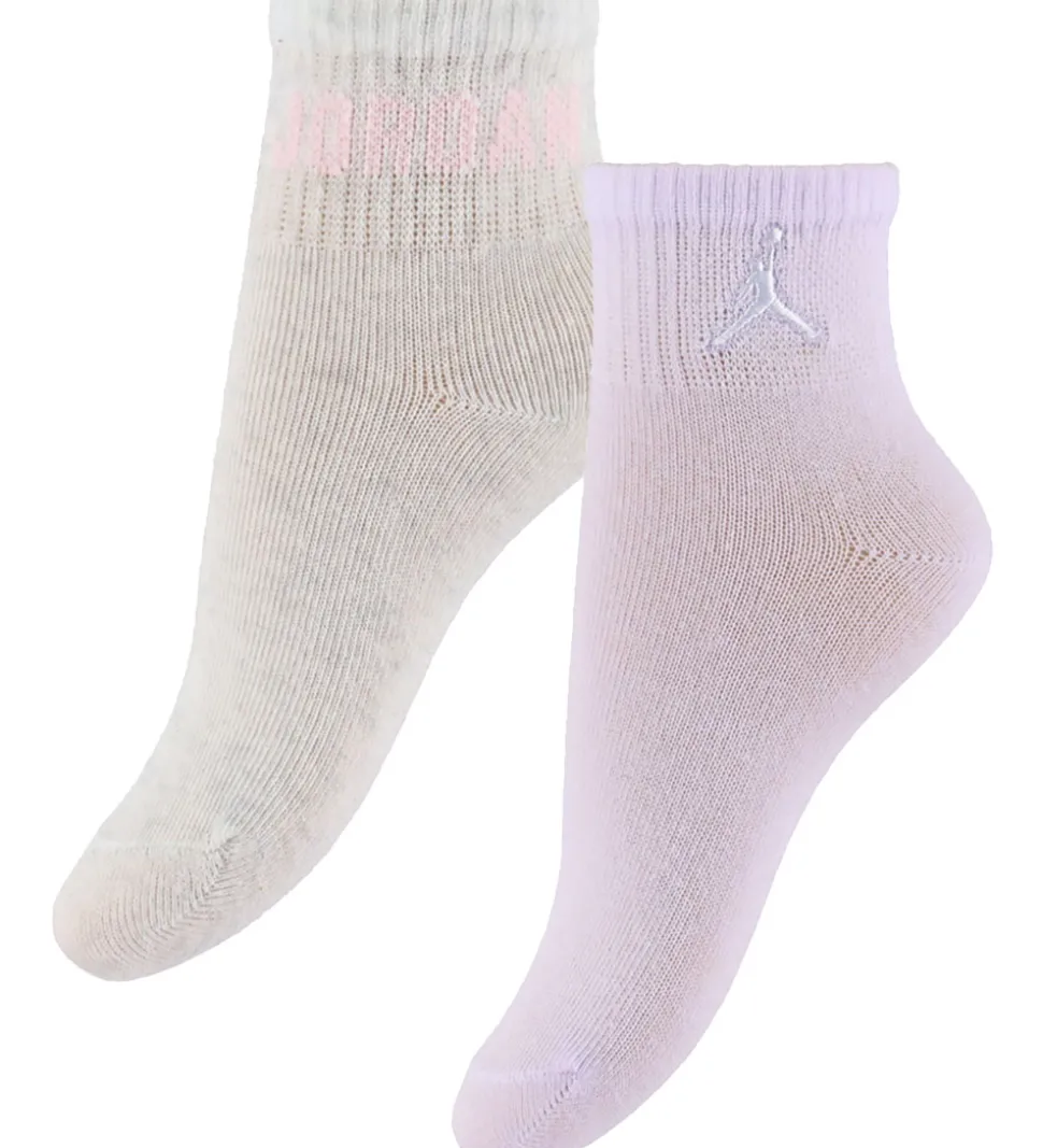 Jordan Ankelstrømper - 6-pak - Pink Foam