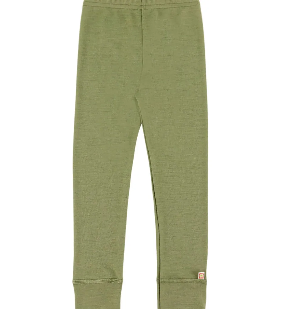 Katvig Leggings - Uld - Lysegrøn