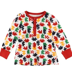 Katvig Nattøj - Hvid m. Puslespil