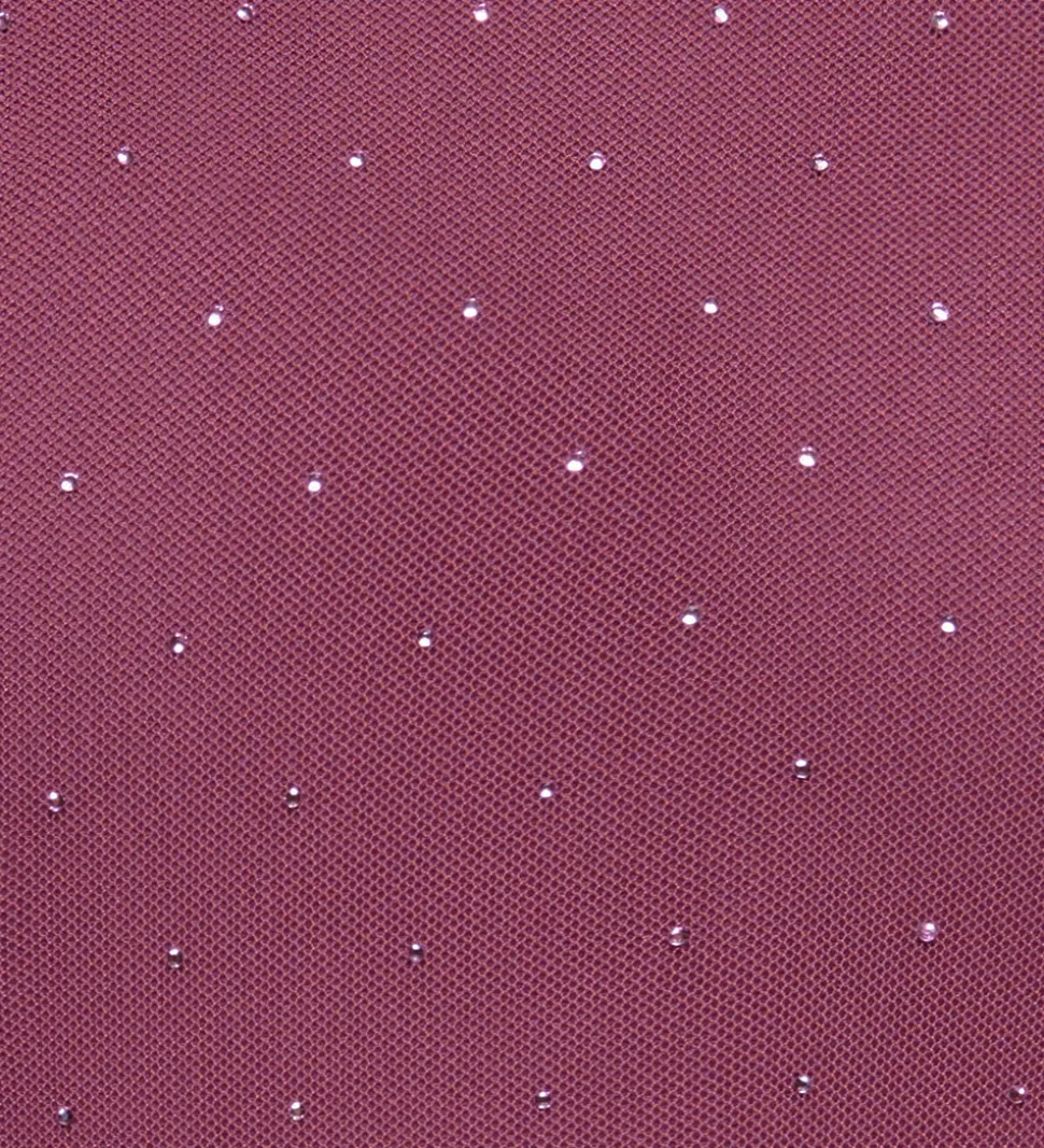 Kids Only Bluse - KogJada - Mesh - Rose Wine/Dtm Rhinestones