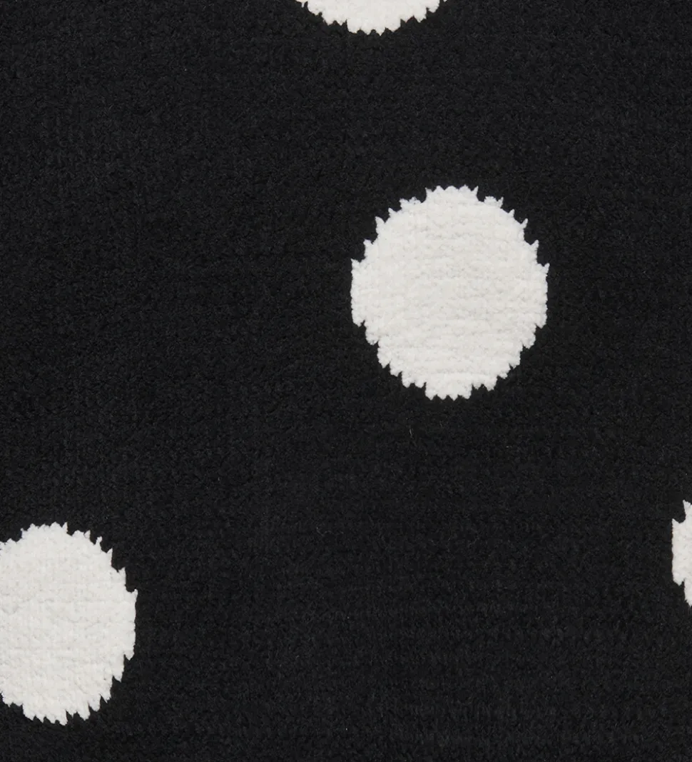 Kids Only Bluse - Strik - KogSus - Black/ Egret/ Polka Dot Assym