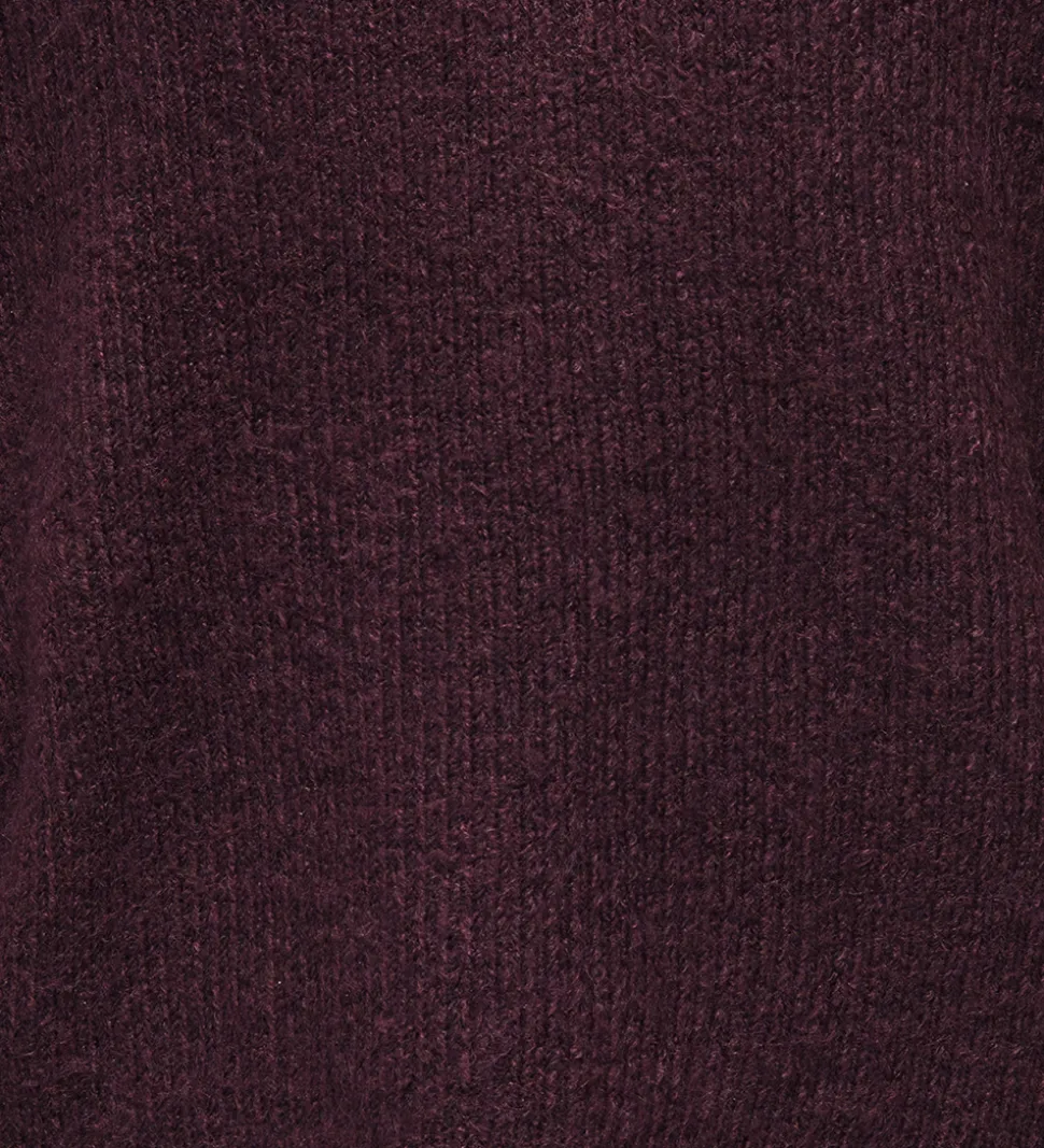 Kids Only Bluse - Strik - KogCamilla - Winetasting/Melange