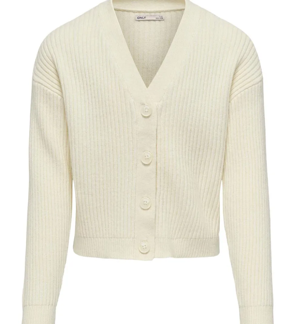 Kids Only Cardigan - Rib - Strik - KogMandy - Birch