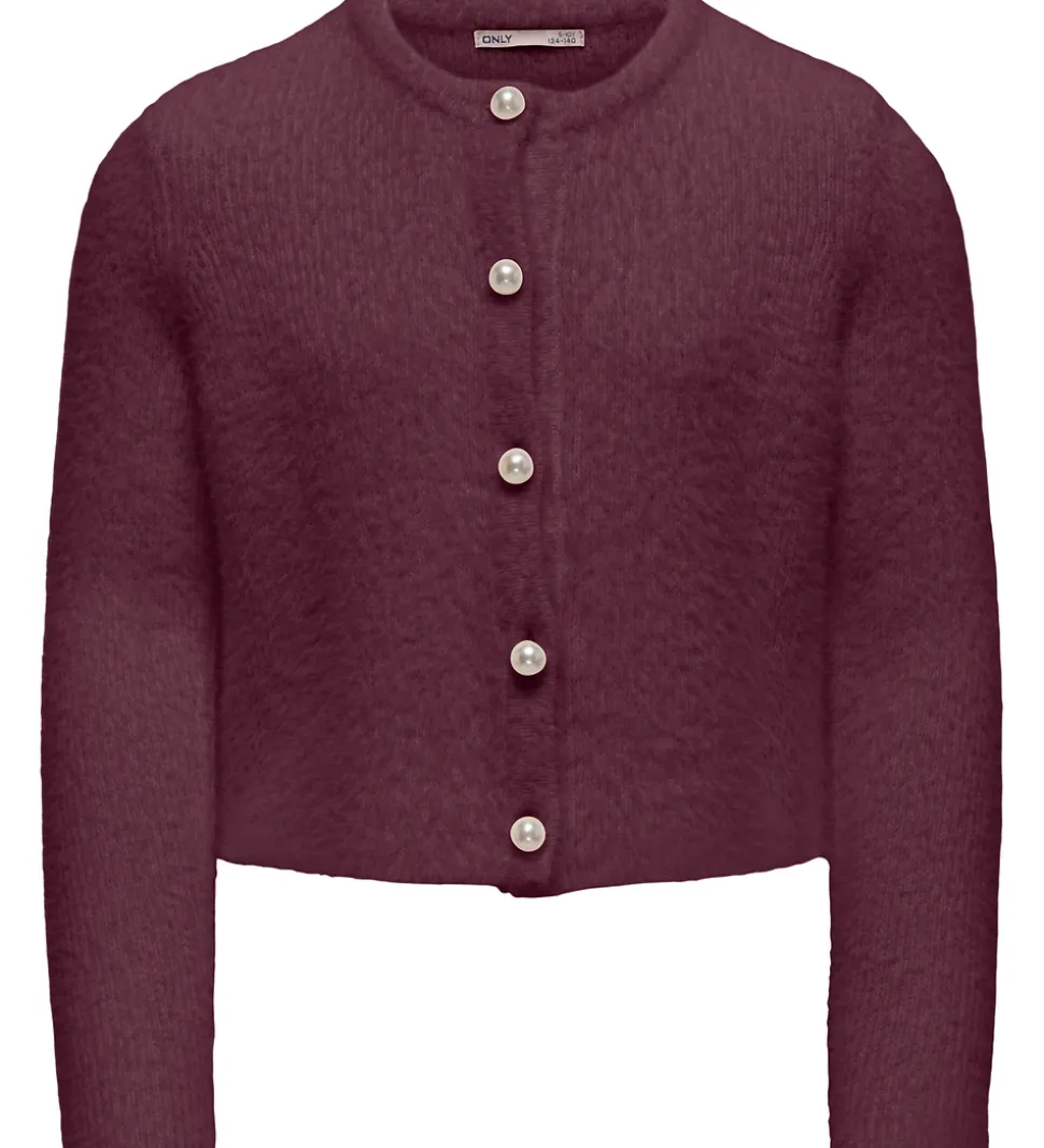 Kids Only Cardigan - Strik - Noos - KogPiumo - Mauve Wine