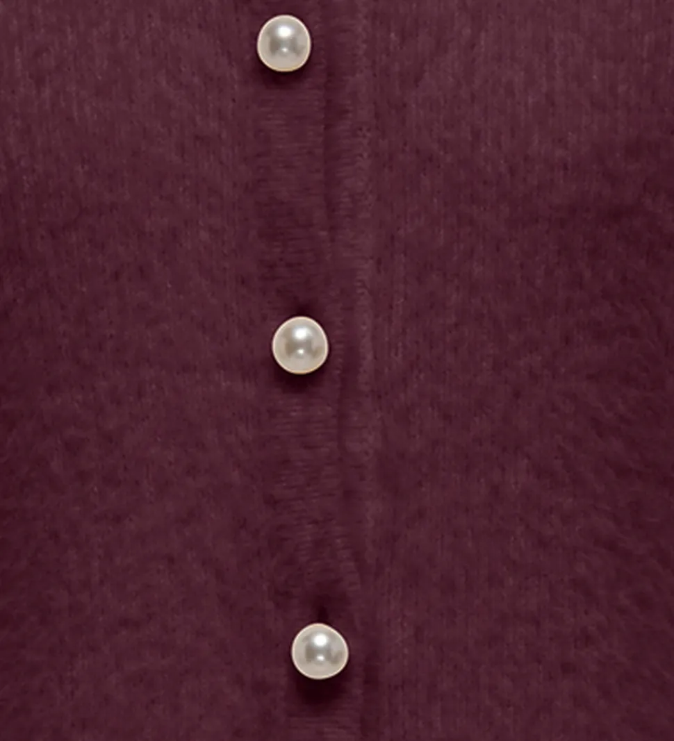 Kids Only Cardigan - Strik - Noos - KogPiumo - Mauve Wine