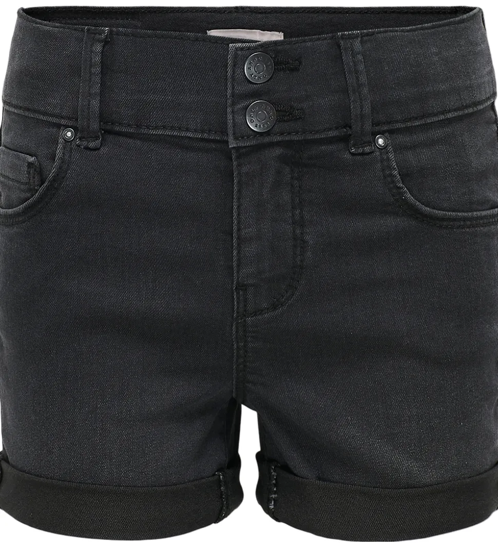 Kids Only Denimshorts - KogCarmen - Washed Black