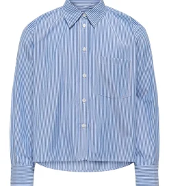 Kids Only Skjorte - KogEma - Bright White/Mazarine Blue