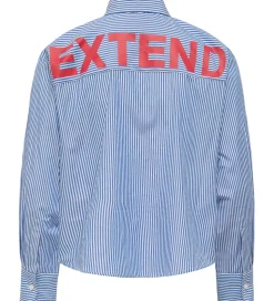 Kids Only Skjorte - KogEma - Bright White/Mazarine Blue