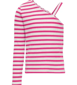 Kids Only Top - KogNella - Cloud Dancer/StripesRaspberry Rose