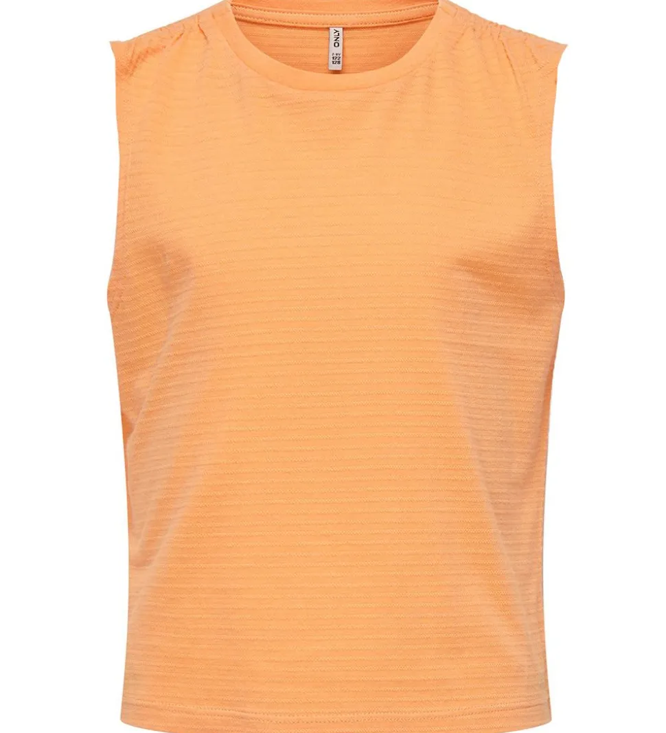 Kids Only Top - KogOlivie - Orange Chiffon