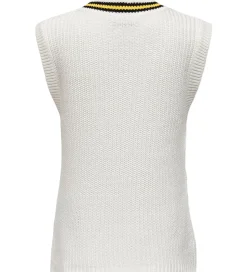 Kids Only Vest - Strik - KogFia College - Cloud Dancer/Black