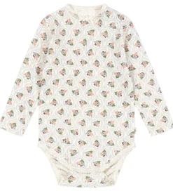 Konges Sløjd Body l/æ - Minnie - Verona Blues m. Hulmønster