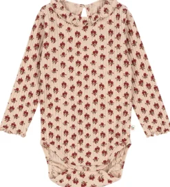 Konges Sløjd Body l/æ - Rib - Nia - Ruby Rose m. Hulmønster