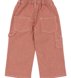 Konges Sløjd Bukser - Denim - Luc - Milk Rouge Stripe
