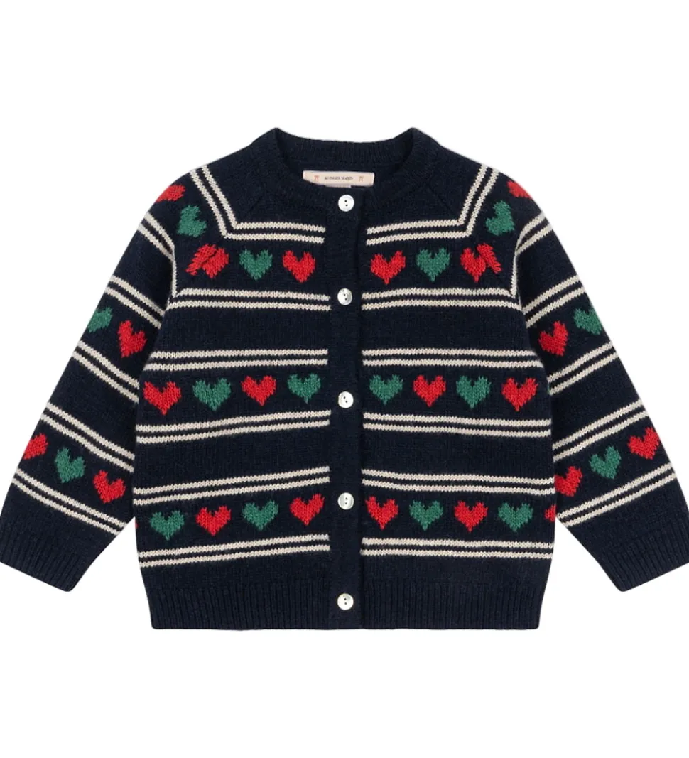 Konges Sløjd Cardigan - Uld/Polyamid - Belou - Heart