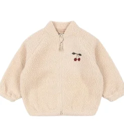 Konges Sløjd Fleecejakke - Jazz Teddy - Sand Dollar