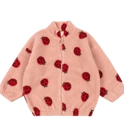 Konges Sløjd Fleecejakke - Jody Teddy - Ladybug Pink