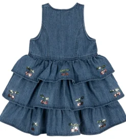 Konges Sløjd Kjole - Denim - Elba - Denim Blue m. Kirsebær