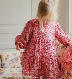 Konges Sløjd Kjole - Lila Sequin Bow - Sparkling Sangria