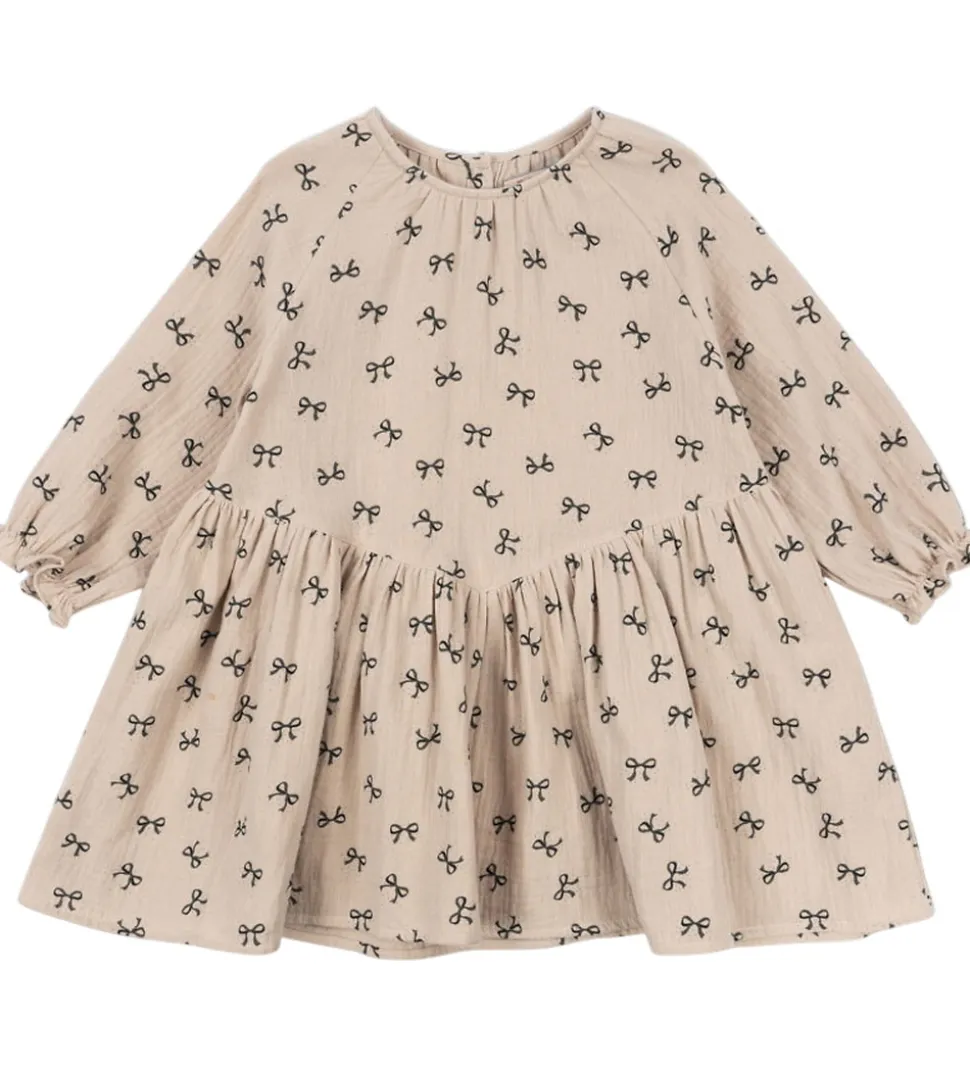 Konges Sløjd Kjole - Musselin - Coco - Bow Magnet