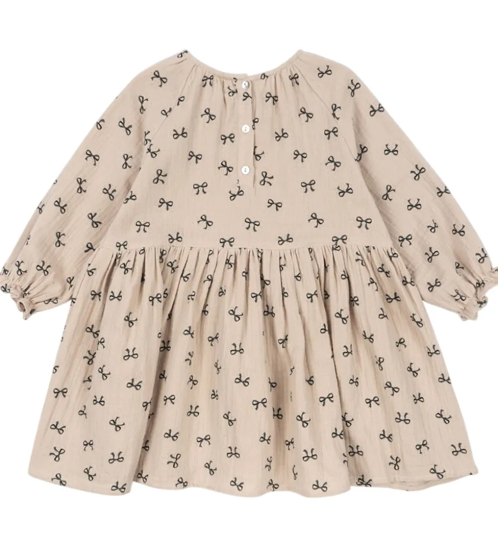 Konges Sløjd Kjole - Musselin - Coco - Bow Magnet