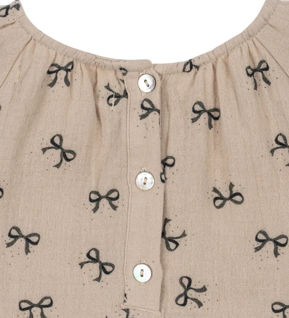 Konges Sløjd Kjole - Musselin - Coco - Bow Magnet