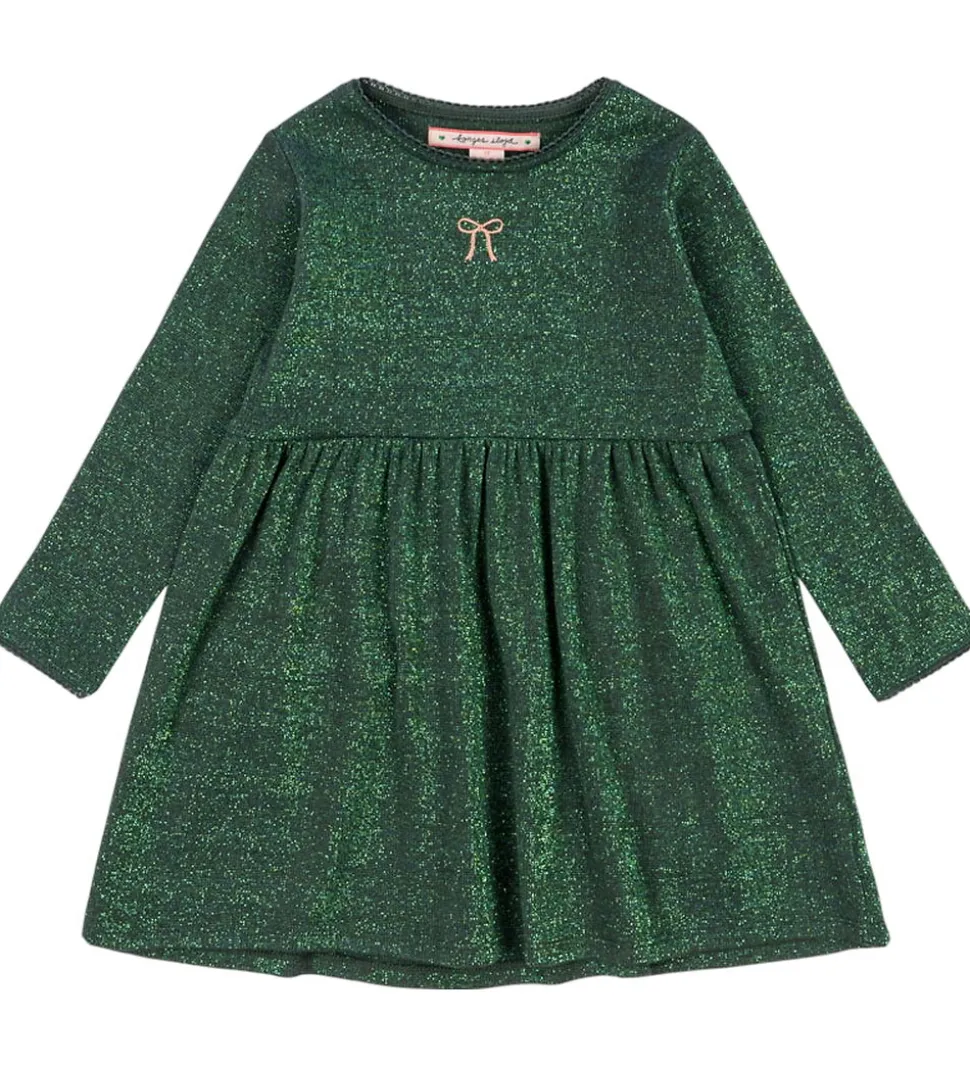 Konges Sløjd Kjole - Roli - Jungle Green m. Glimmer