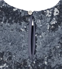 Konges Sløjd Kjole - Rosie - Bel Air Blue m. Pailletter