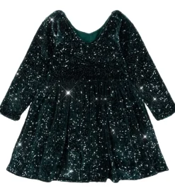 Konges Sløjd Kjole - Velour - Viola - Sycamore m. Palietter