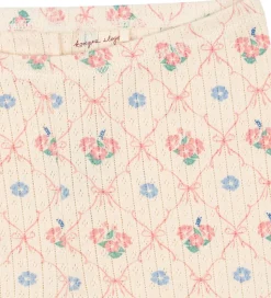 Konges Sløjd Leggings - Rib - Minnie - Fleur Decor m. Hulmønster