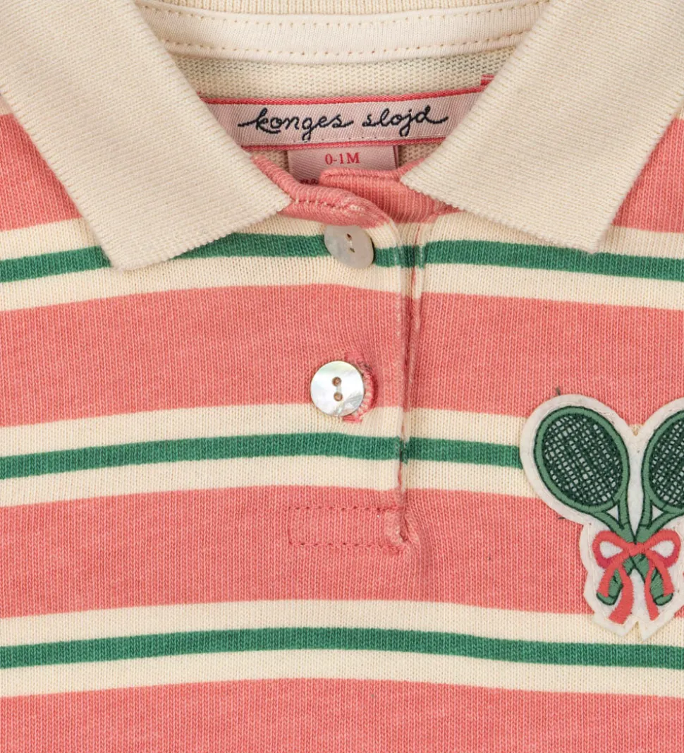Konges Sløjd Polobody l/æ - Spotty - Blush Bound Stripe