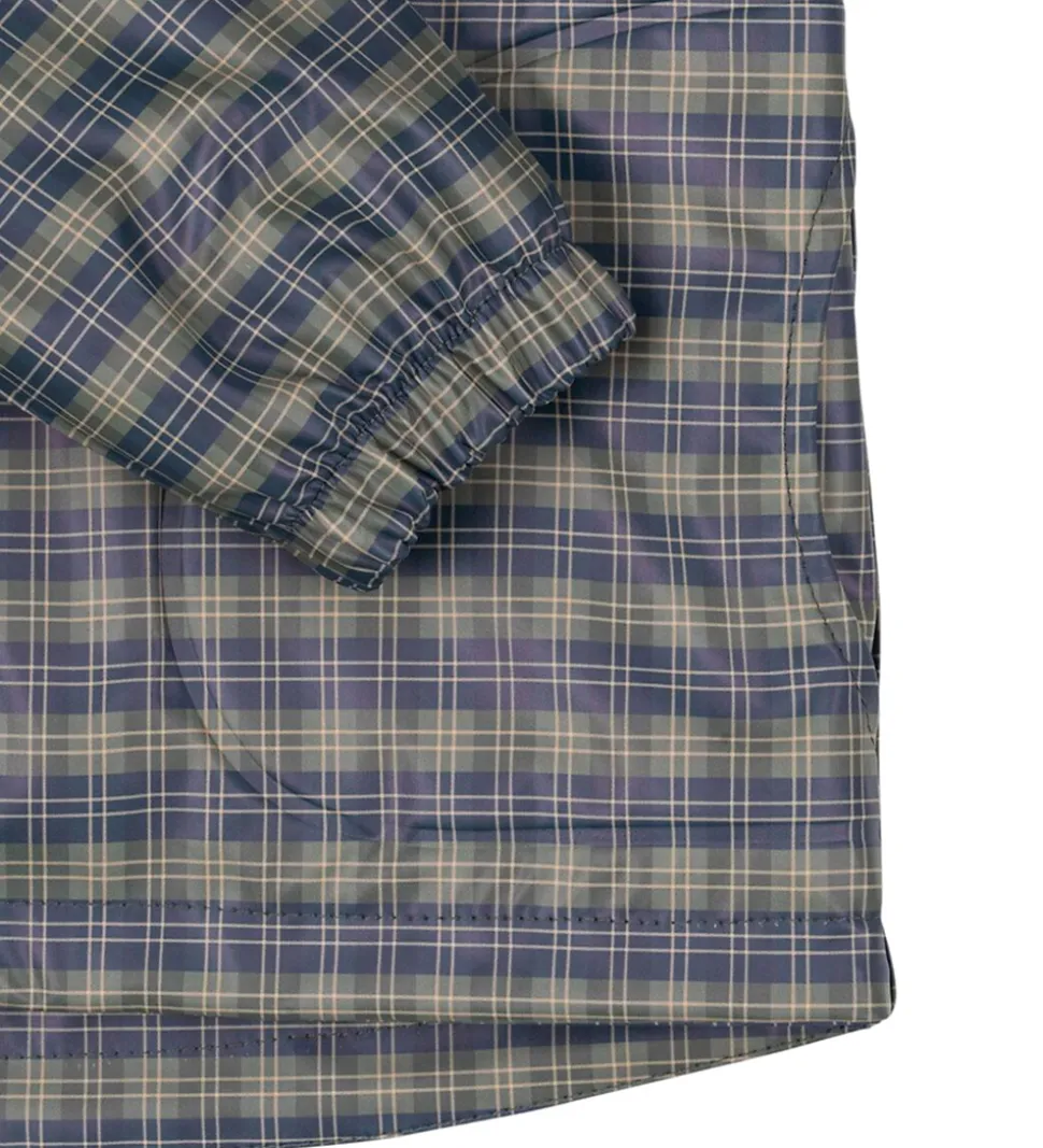 Konges Sløjd Regntøj m. Seler/Fleece - Palme - Laurel Blue Check