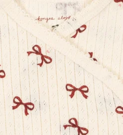 Konges Sløjd Slå-om Body l/æ - Minnie - Bow Rouge