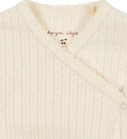 Konges Sløjd Slå-om Body l/æ - Minnie Newborn - Buttercream m. H