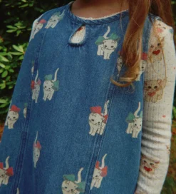 Konges Sløjd Spencer - Magot - Bow Kitty Denim