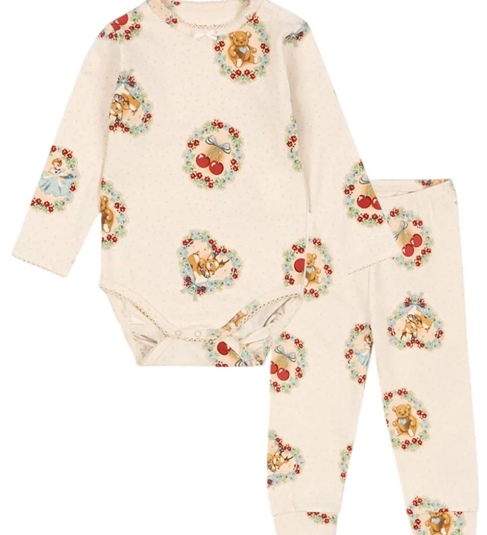 Konges Sløjd Sæt - Body l/æ/Leggings - Deer Diary
