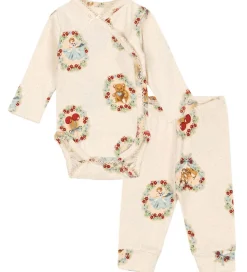 Konges Sløjd Sæt - Slå-om Body l/æ/Leggings - Deer Diary