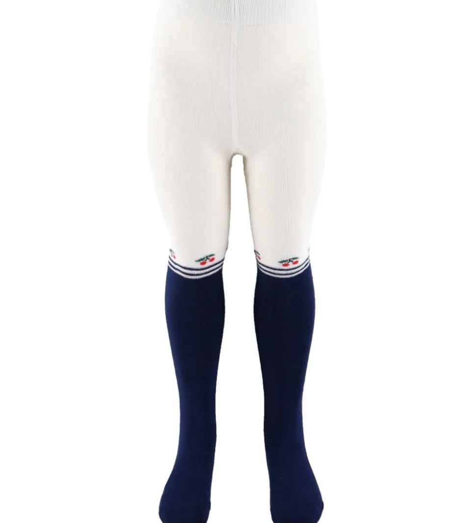 Konges Sløjd Strømpebukser - Bambus - 2-pak - Cherry Mix